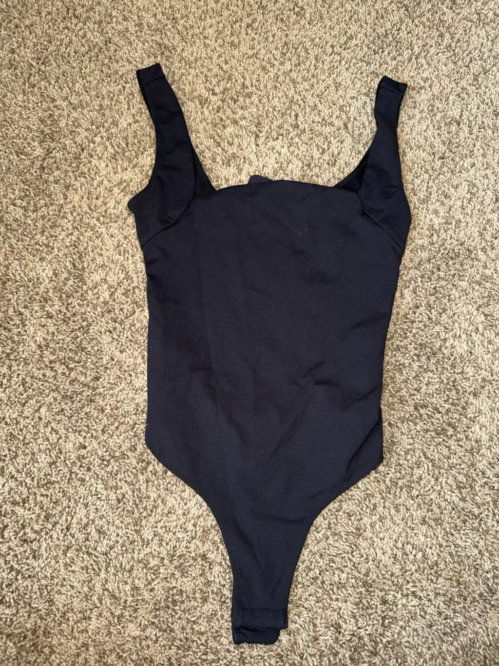 Intimately Free People Womens Black Oh She's Strappy One-Piece Bodysuit Size SM