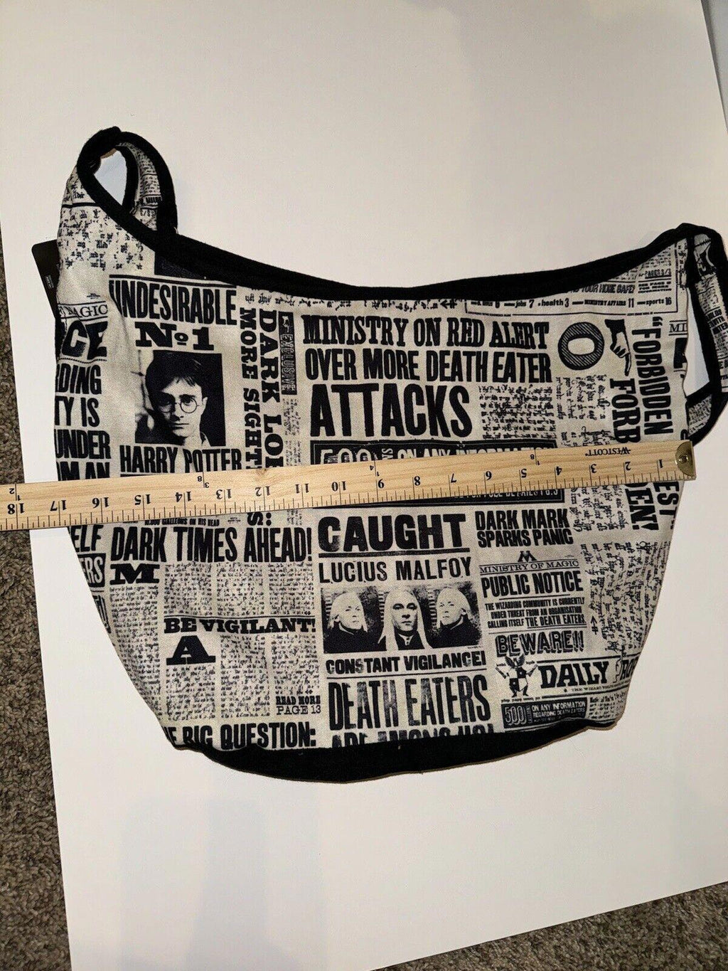Bioworld Hobobag Harry Potter Daily Prophet Hogwarts xbody