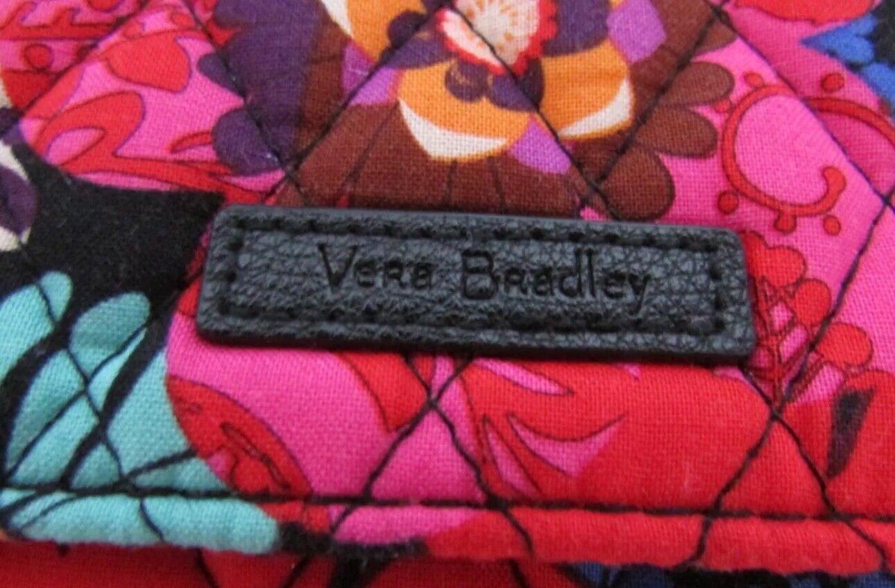 VERA BRADLEY RETIRED FLORAL FIESTA CROSSBODY WALLET Retired