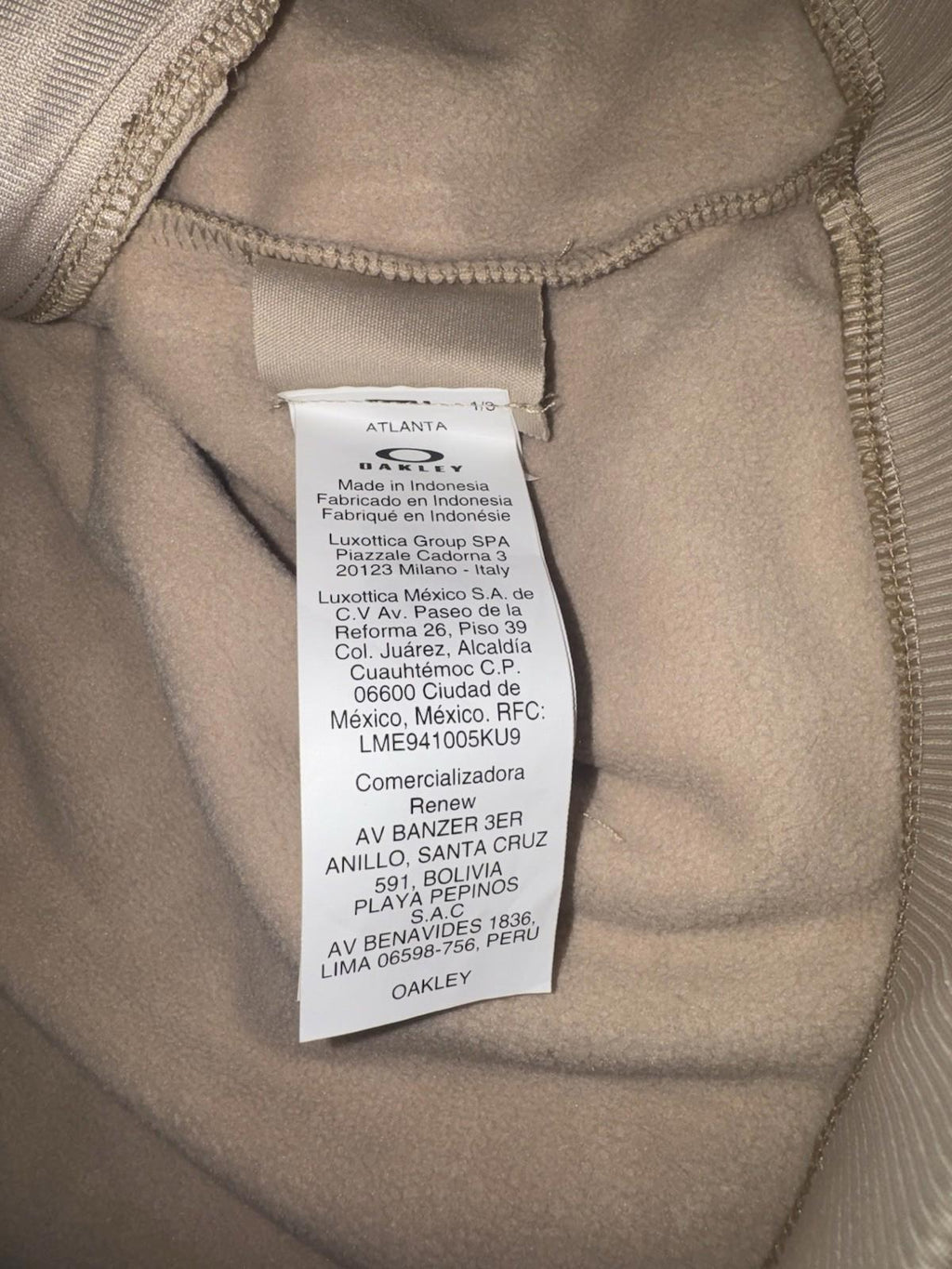 NEW Oakley Men's Park RC Softshell Hoodie IN TAN. 2XL NWT