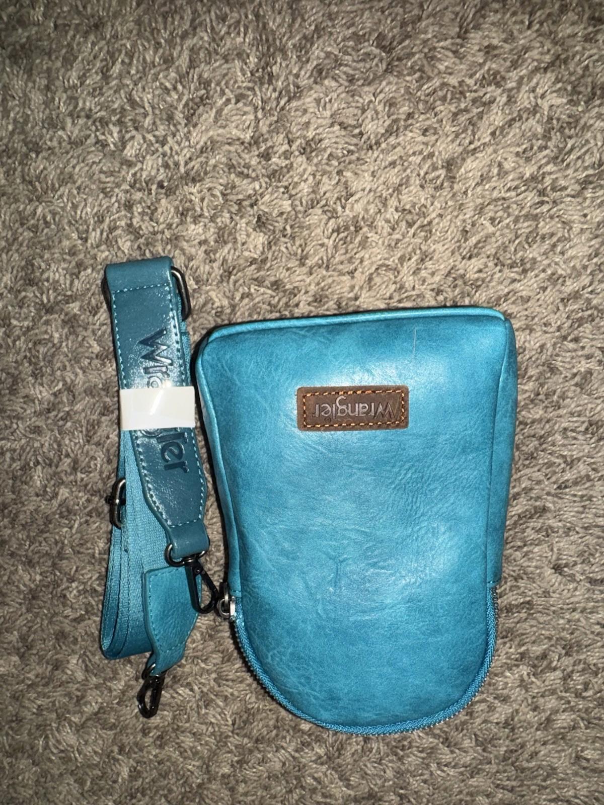 Wrangler Crossbody Sling Bag for Women Fanny Pack Purse Chest Bag Teal NWT