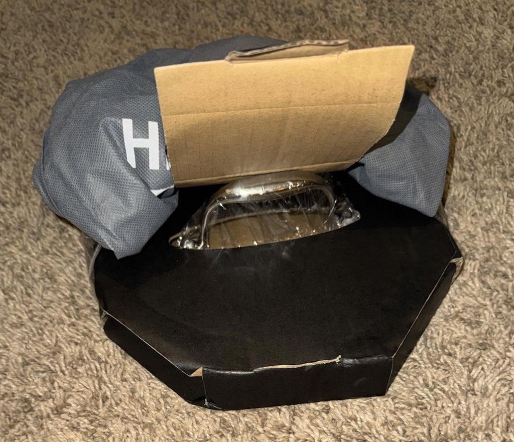 HexClad Hybrid Nonstick 8-Inch Frying Pan with Tempered Glass Lid - $149 MSRP