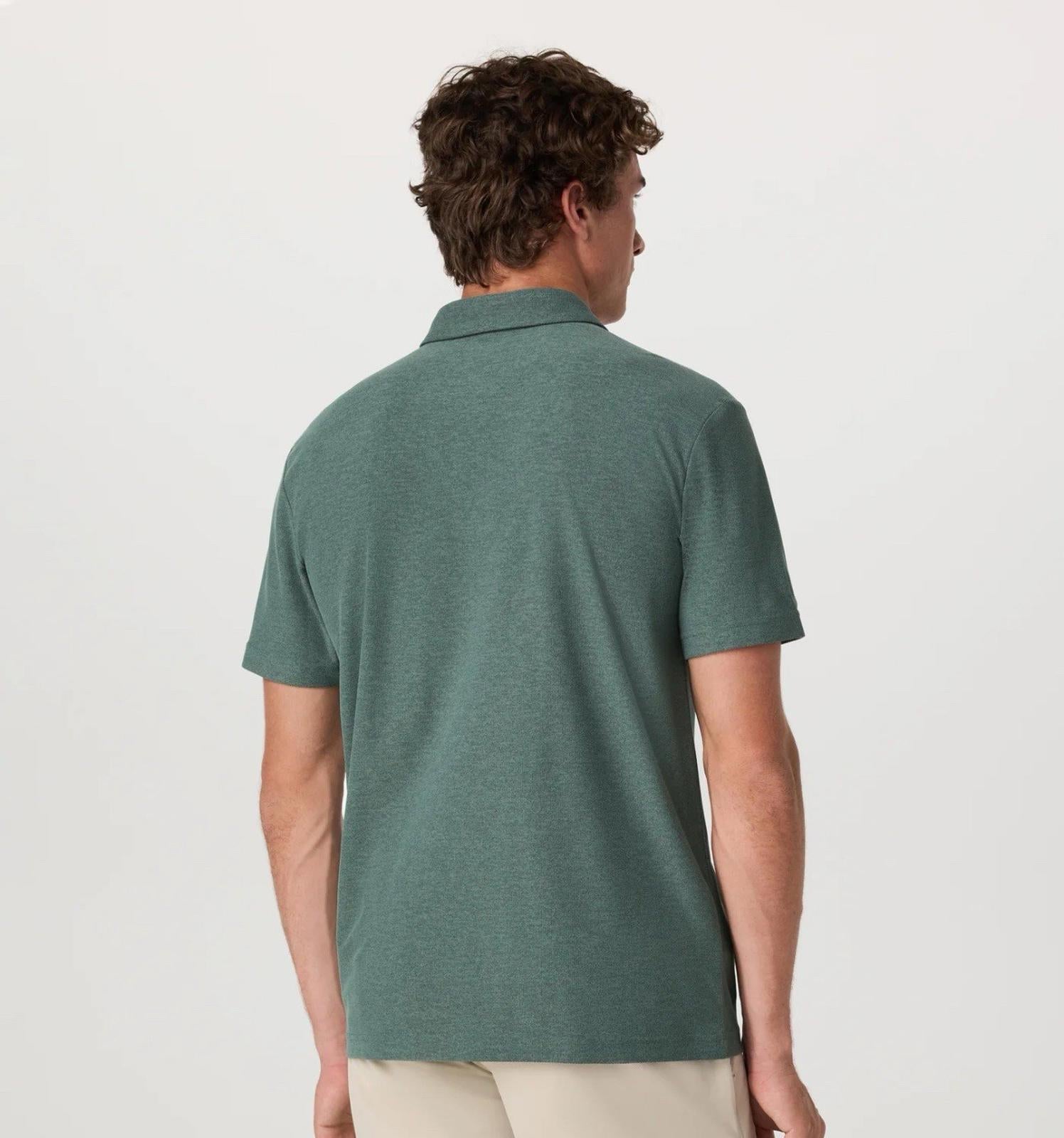 Vuori Polo Men’s Medium Ace Polo Smoked Beryl Green V164 New W/ Tags