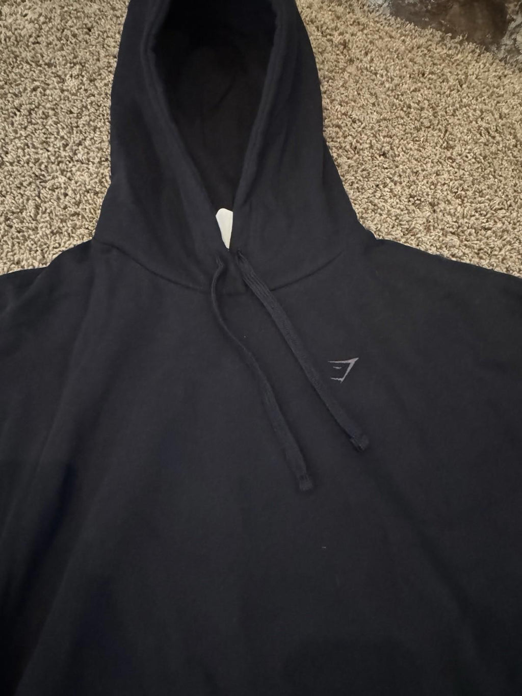 NWOT Gymshark Crest Hoodie Black size SMALL New