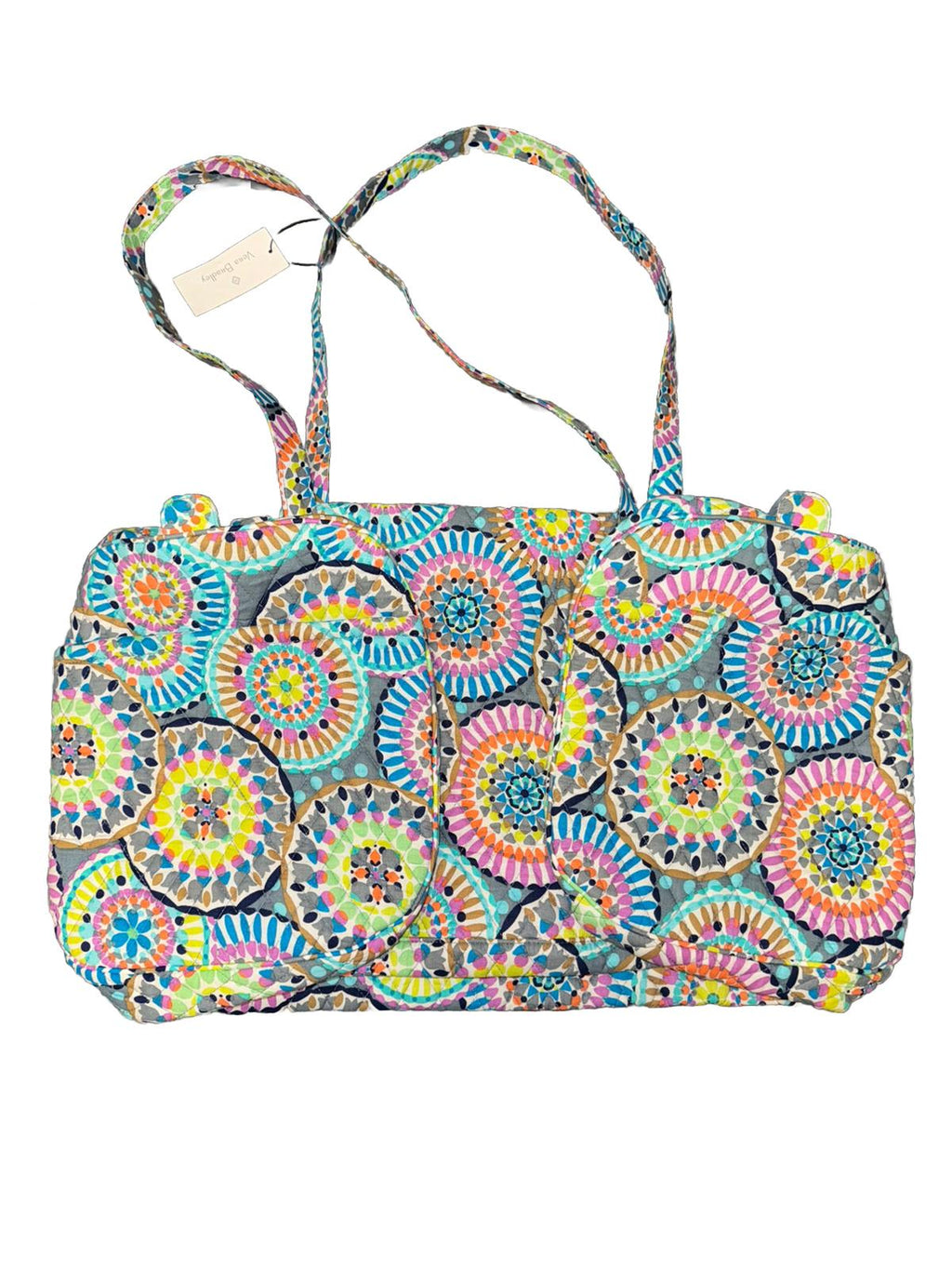 Vera Bradley Large Traveler Duffel Bag Sunny Medallion NWT