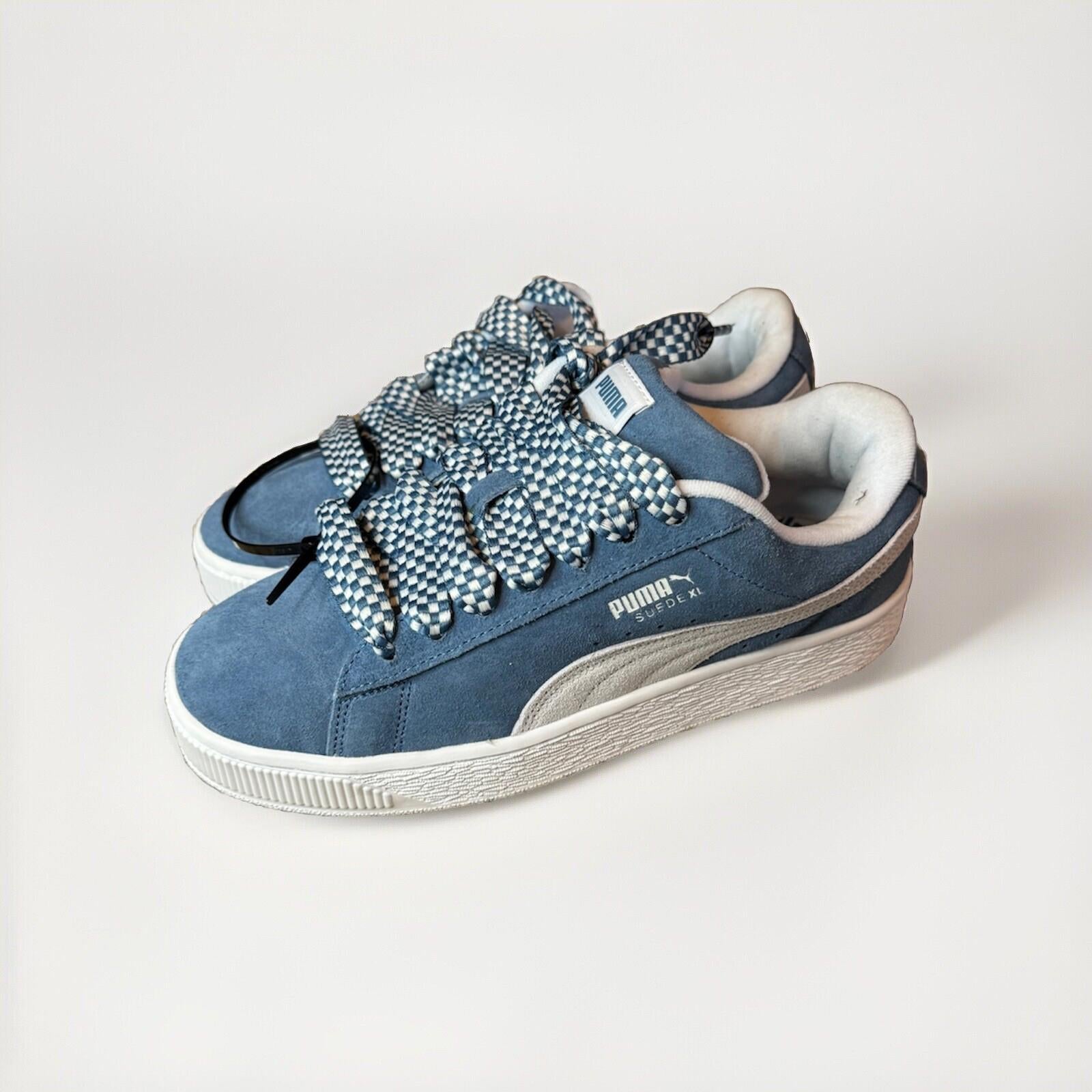Puma Suede Xl Lace Up  Womens Blue Sneakers Casual Shoes 39831001 Sz 10.5 NEW!