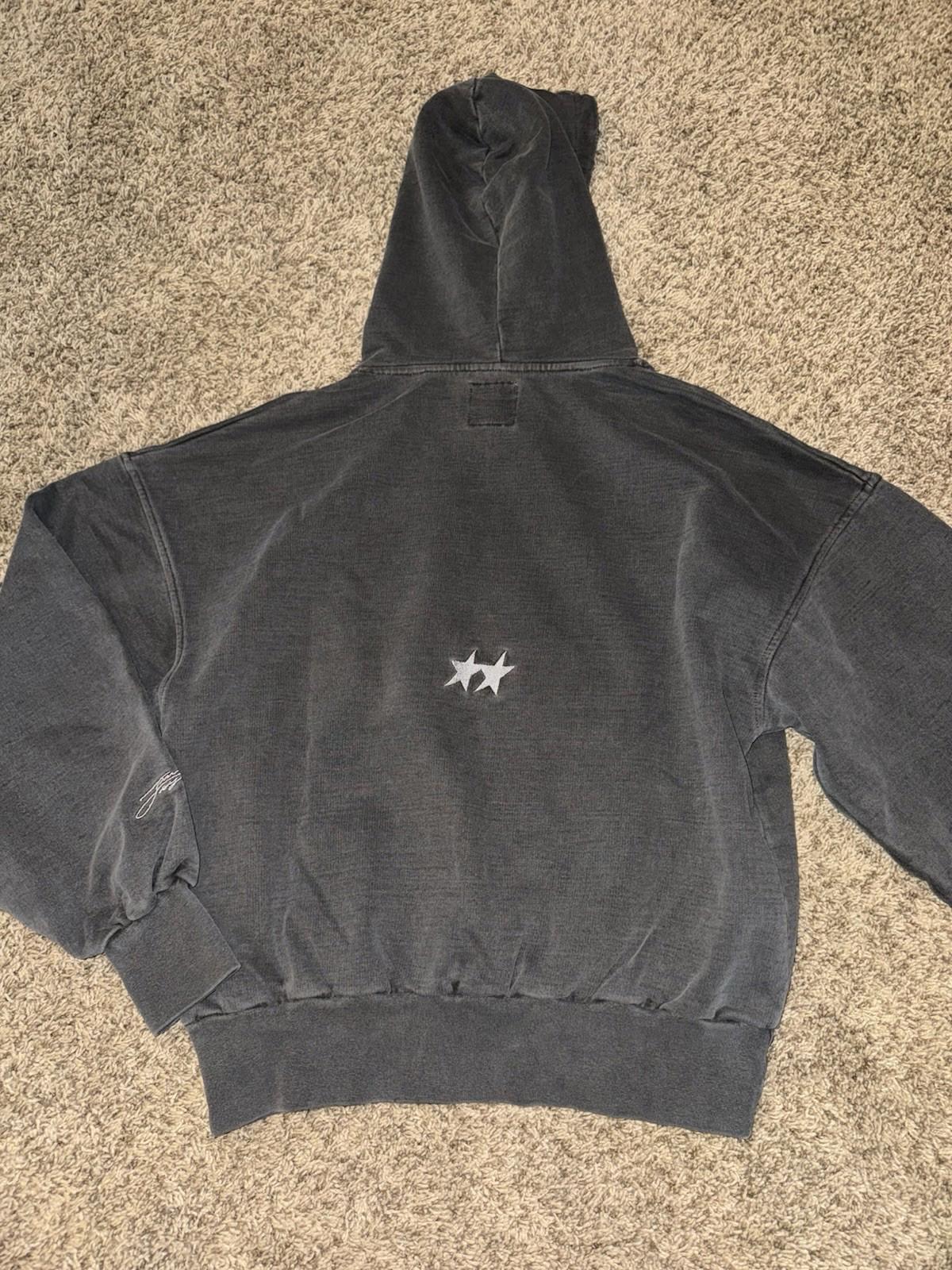 TwoJeys Mens Hoodie Acid Grey Size XS Icon Embroidered Logo Cotton MSRP $165