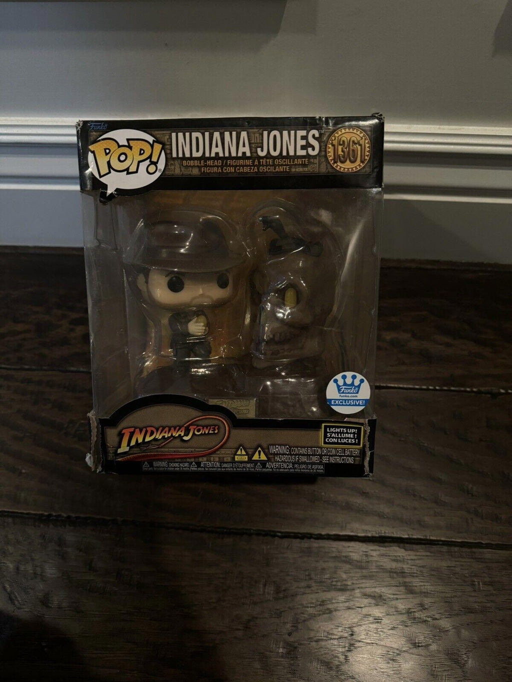 2023 POP EXCLUSIVE funko.com INDIANA JONES # 1361 TEMPLE DOOM Lights Up DELUXE