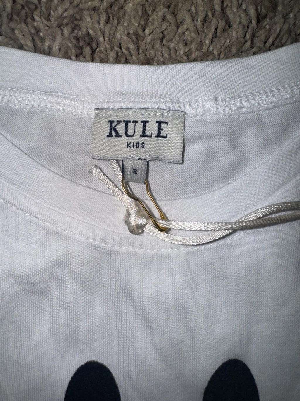 $55 Kule Kid's Smiley face Charley Graphic T-Shirt Size 2 NEW!