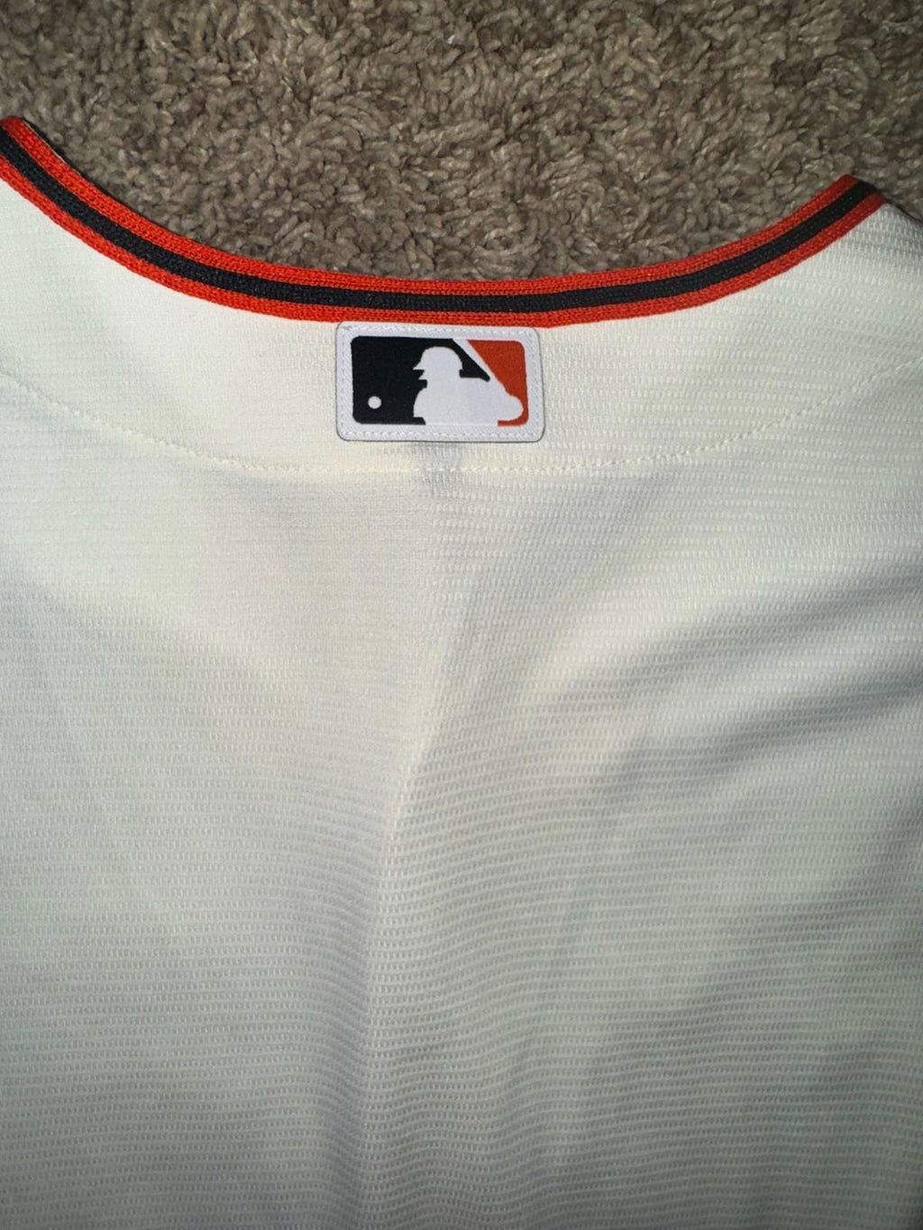 San Francisco Giants Blank Jersey MLB Home Men's Med Cream NWT