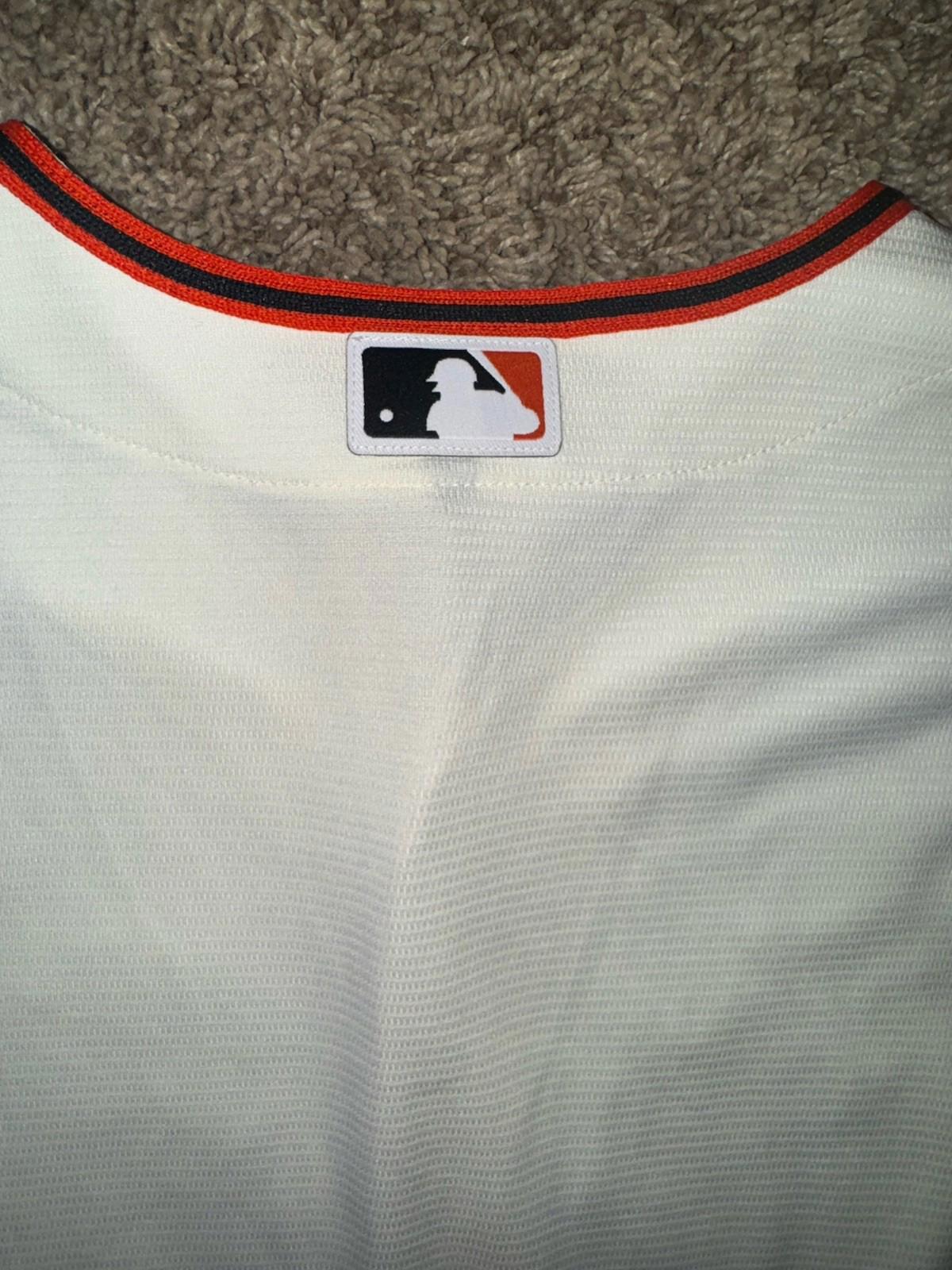 San Francisco Giants Blank Jersey MLB Home Men's Med Cream NWT