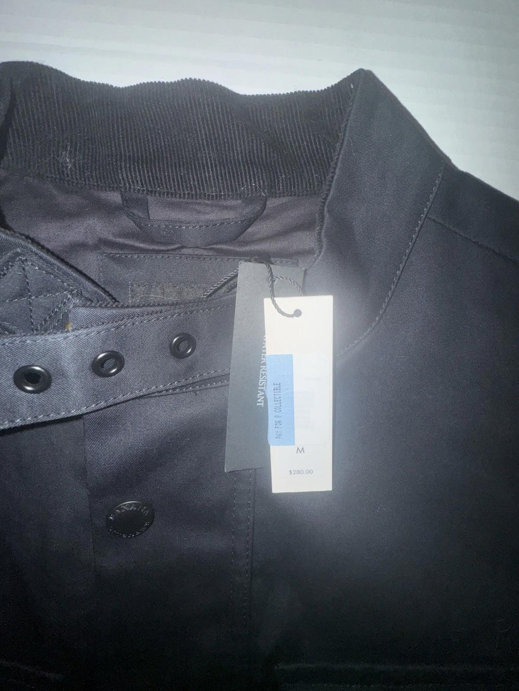 NWT! Banana Republic Lorainne Utility Jacket - Size Medium Navy Blue MSRP $280