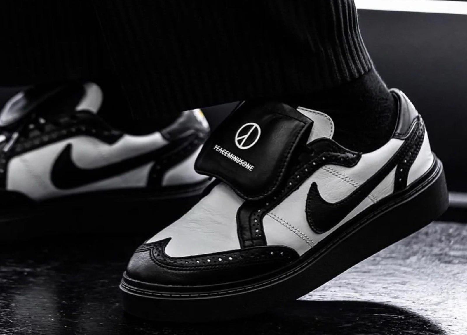 NIKE X PEACEMINUSONE  KWONDO 1 PANDA BLACK WHITE SZ 13 G DRAGON DH2482-101