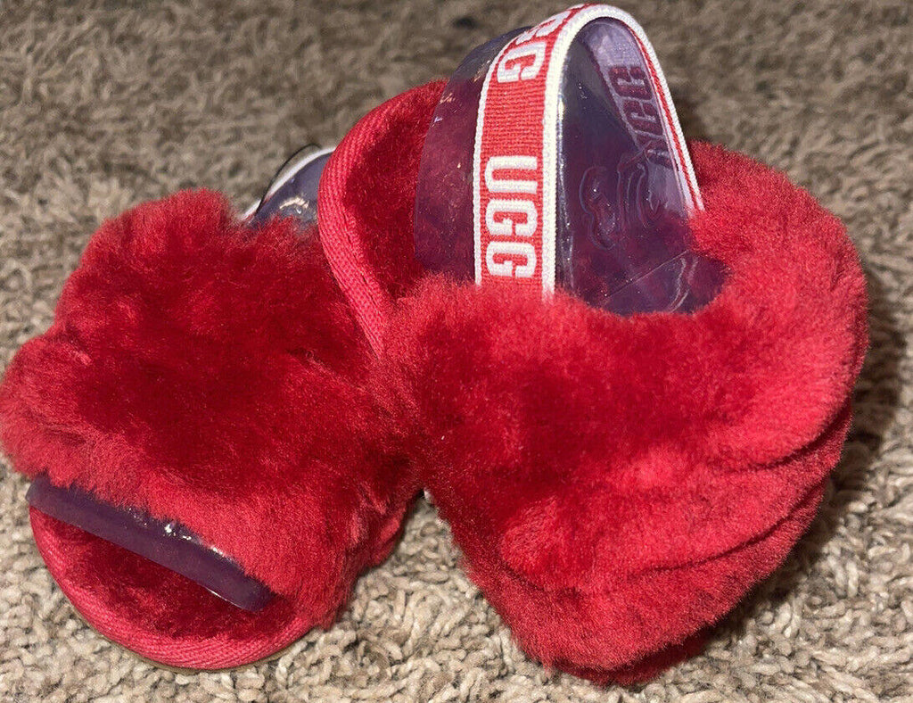 4/5 12-18 MOS UGG BIXBEE & LOVEY SAMBA RED BOOTIES & BLANKET