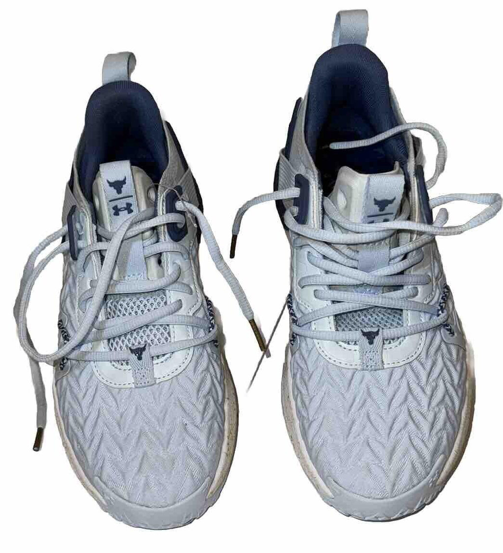 Under Armour Shoes Project Rock Cross Training Blue 3026535-400 Women Size 8.5