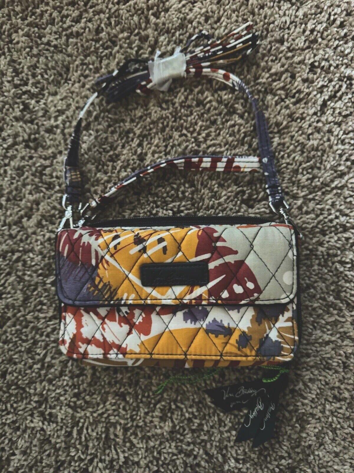 Vera Bradley  Little Crossbody in Painted Feathers . Retired print. NWOT