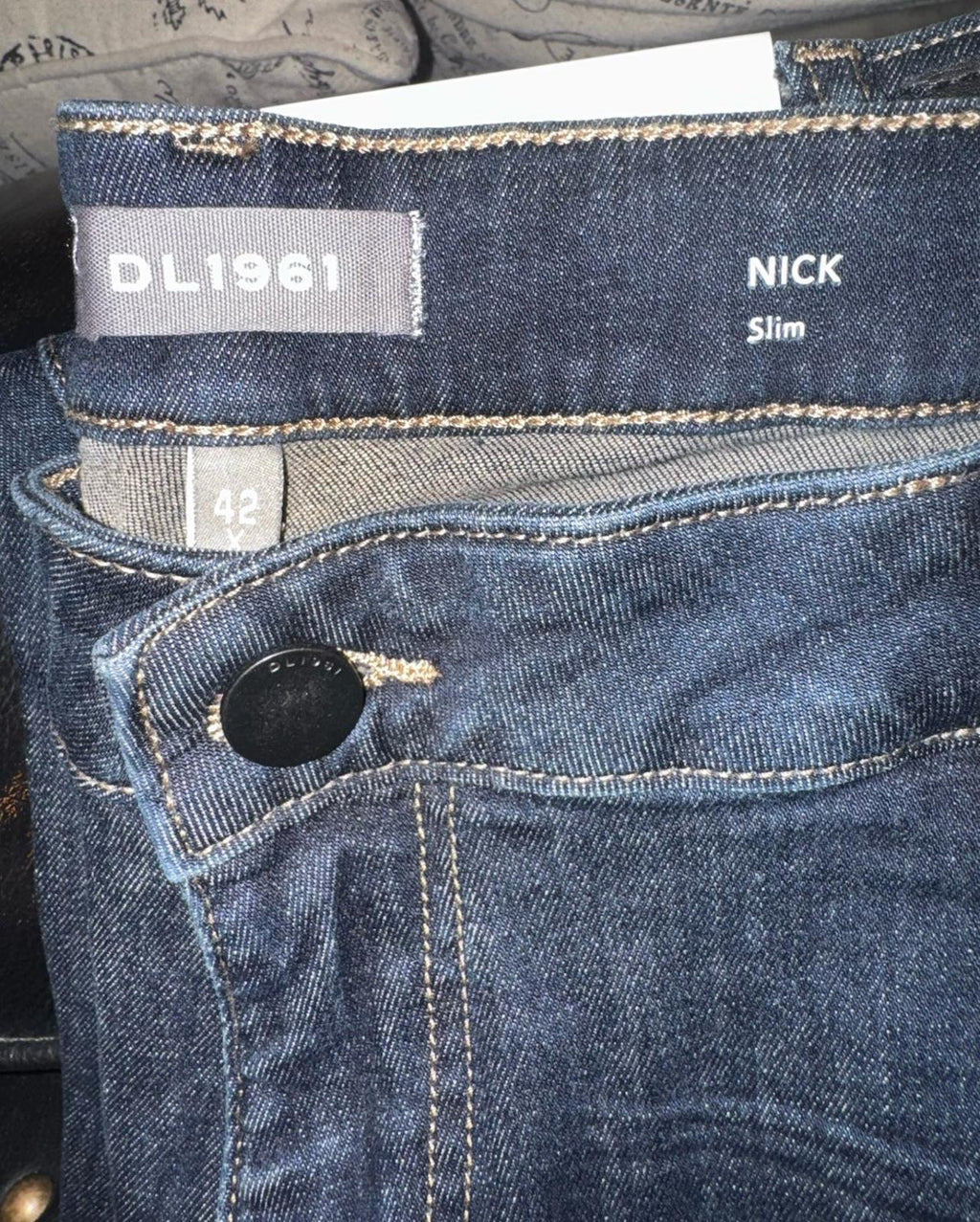 DL 1961 Nick Overdyed Slim Jean Men's Sz 42 NWT