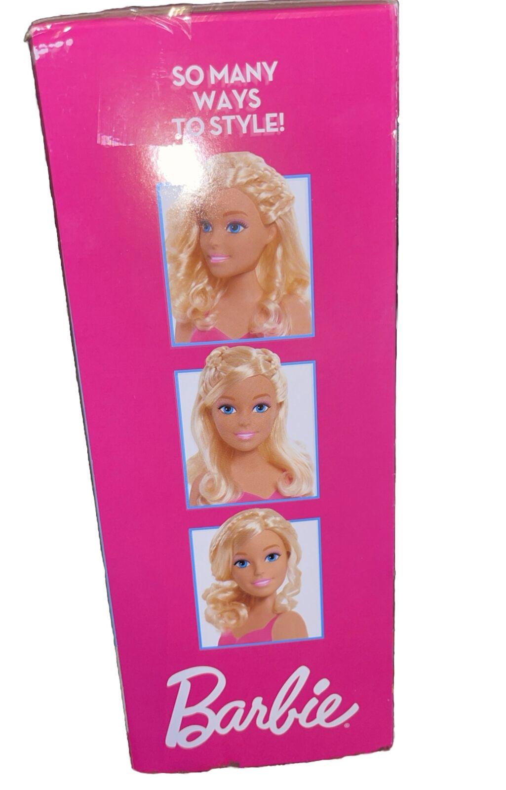 Barbie Doll Fab Friends Styling Head Deluxe Blonde Hair 7 Piece