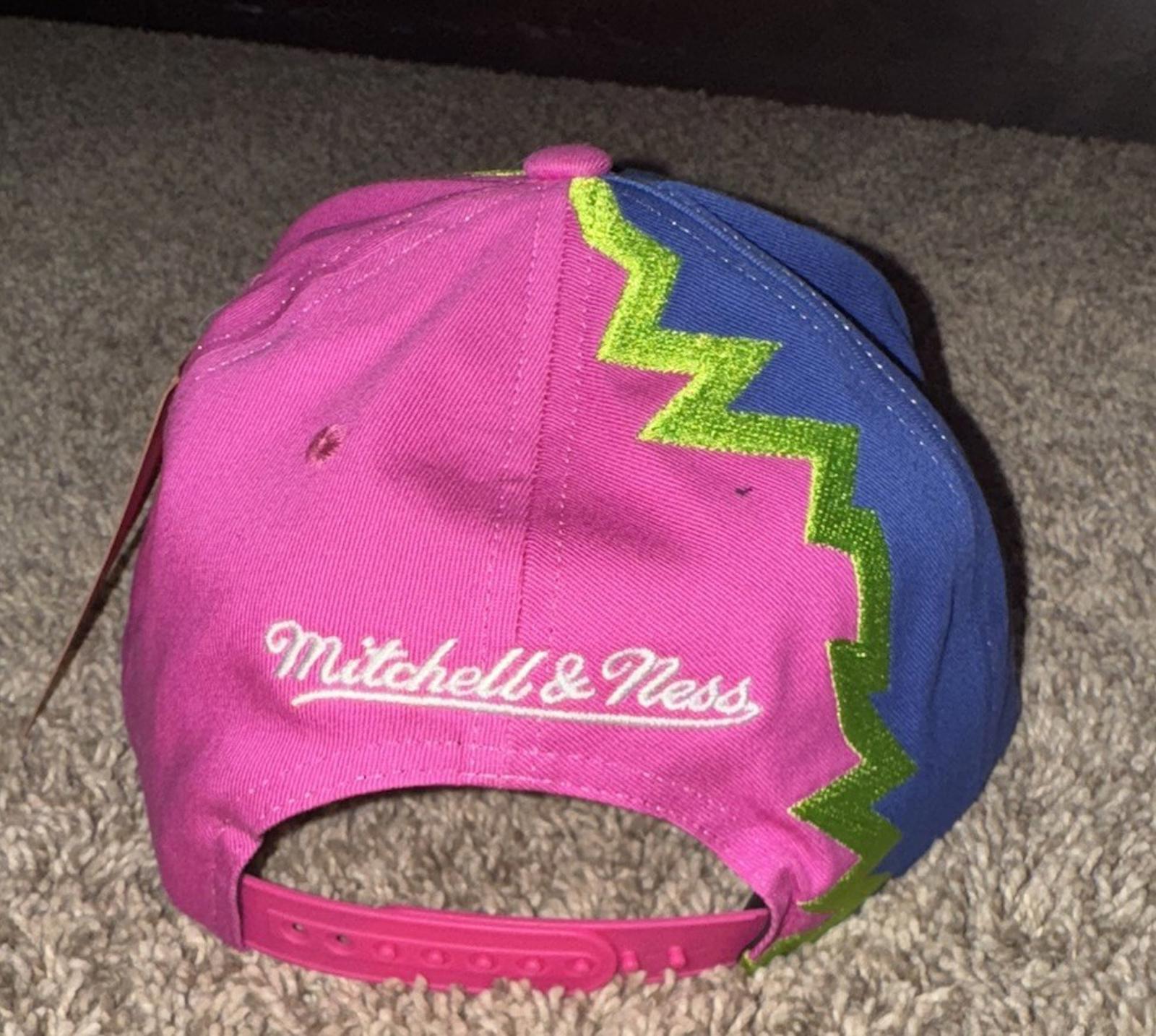 Ultimate Warrior Hat Cap Snap Back Blue Pink Wrestling WWE NWO WWF WCW Mens