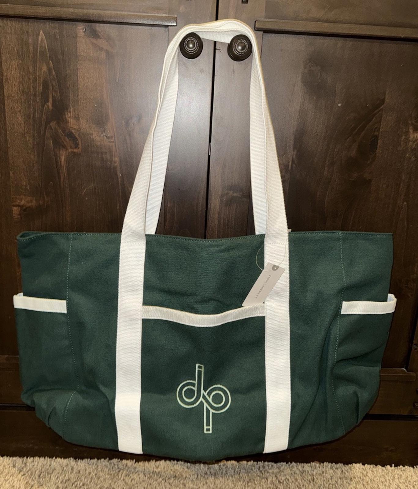Anthropologie Daily Practice Green Tote