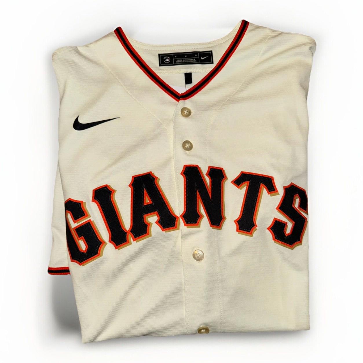 San Francisco Giants Blank Jersey MLB Home Men's Med Cream NWT