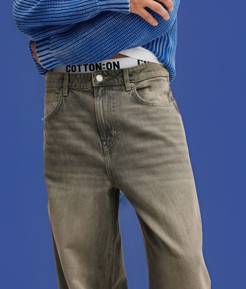 COTTON:ON Super Baggy Jeans in Y2K Washed Grey, size 30 NEW