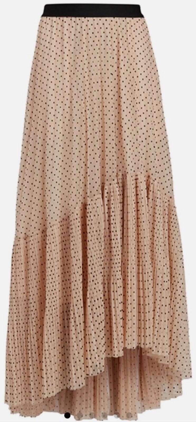 NEW AllSaints Aubrey Dot Skirt Size 8 NWT MSRP $229