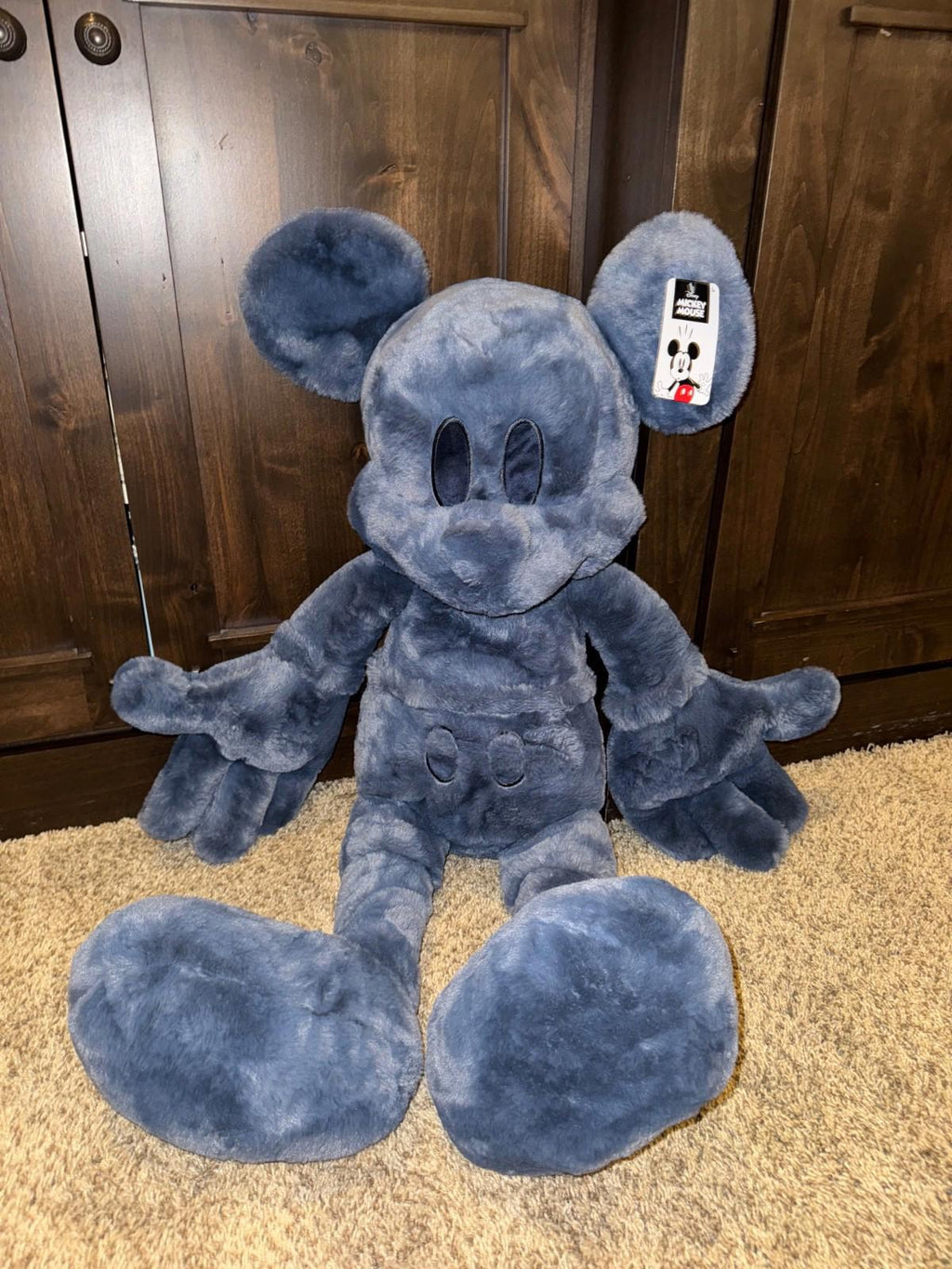 Mickey Mouse Monochromatic Jumbo Plush 40" Collectible Toy