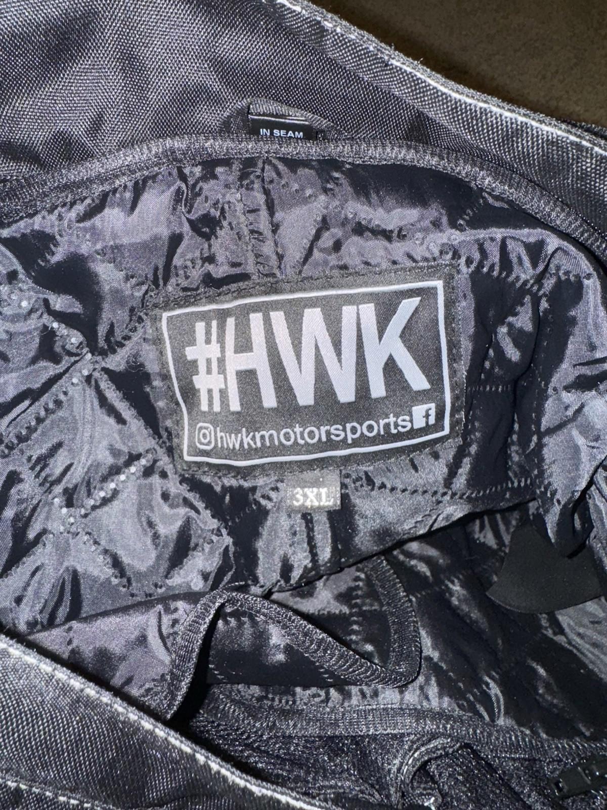 HWK Motorcycle Pants for Men & Women with Cordura Fabric, 3XL - Black- NEW!
