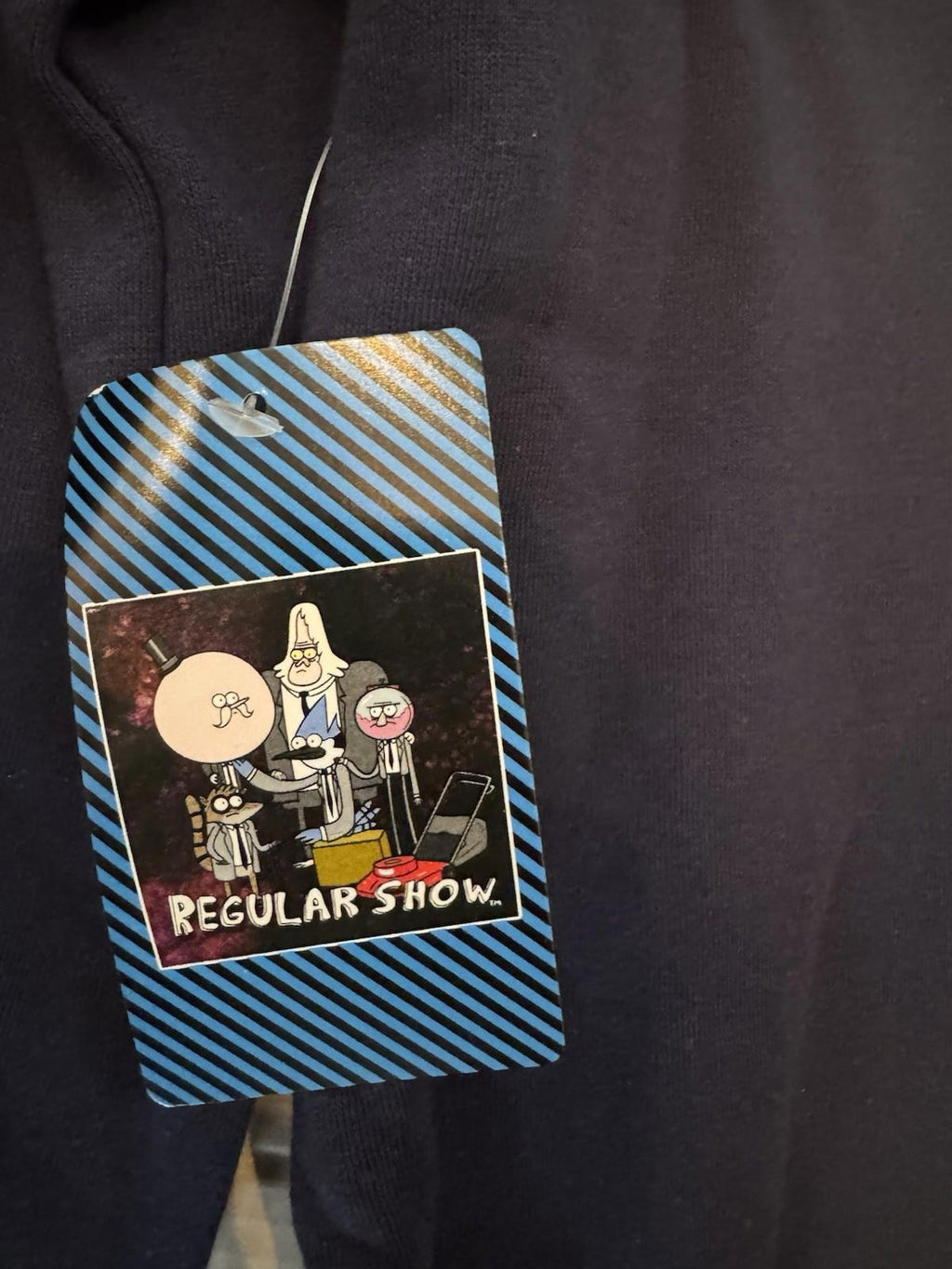NEW! Regular Show Crest Embroidered Hoodie- BoxLunch Exclusive Med NWT