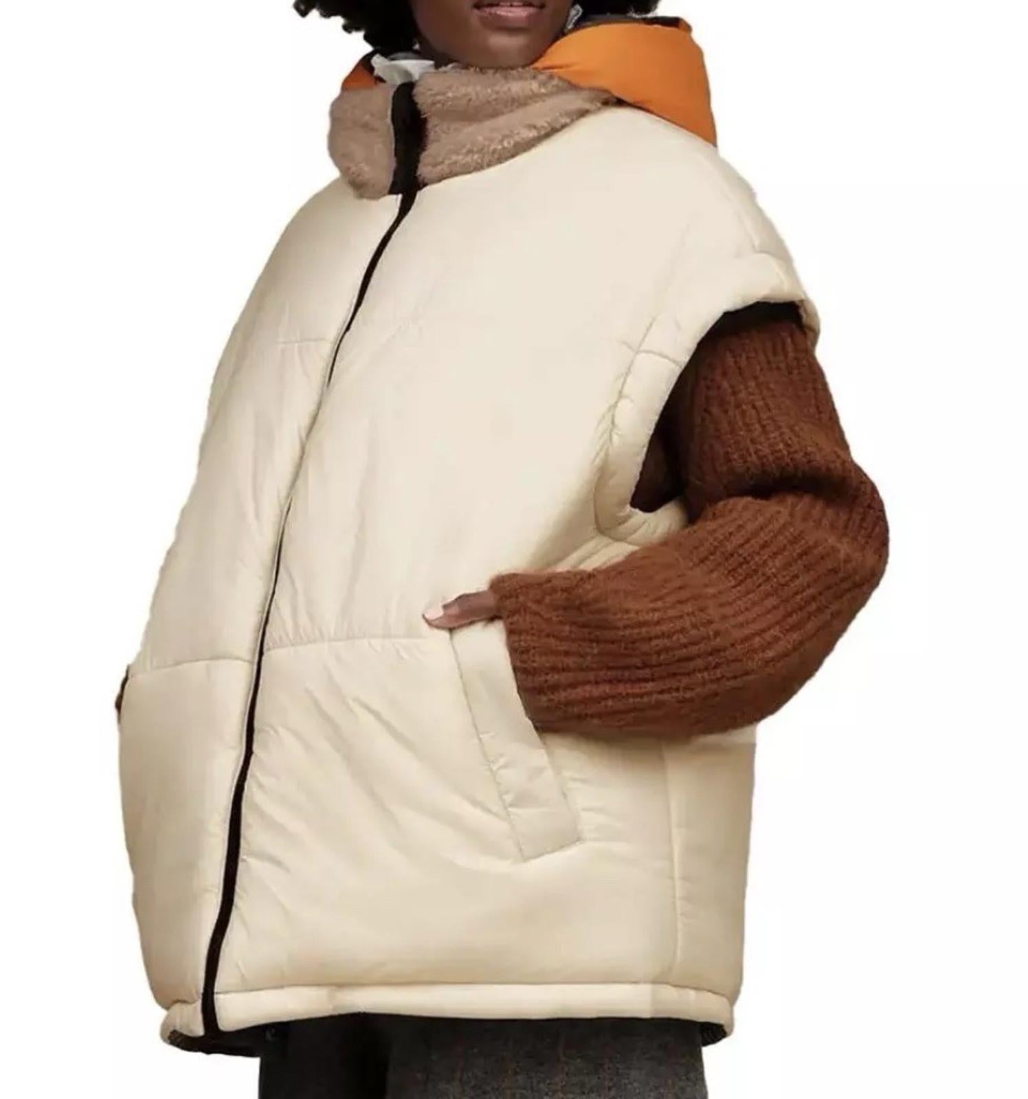 UGG Kristian Convertible Reversible Puffer Jacket Unisex Water Resistant S/M New