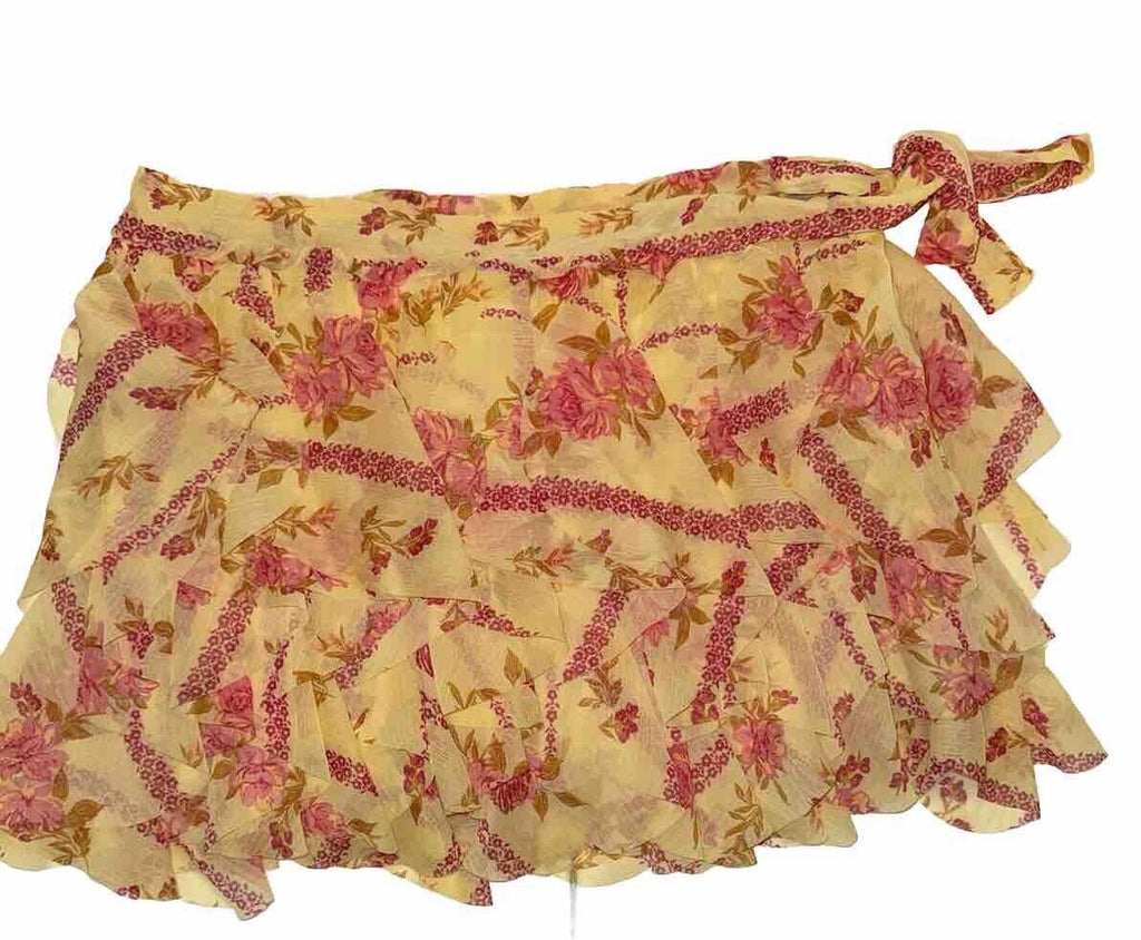 Free People Bali Made You Look Floral Mini Skort Size 6