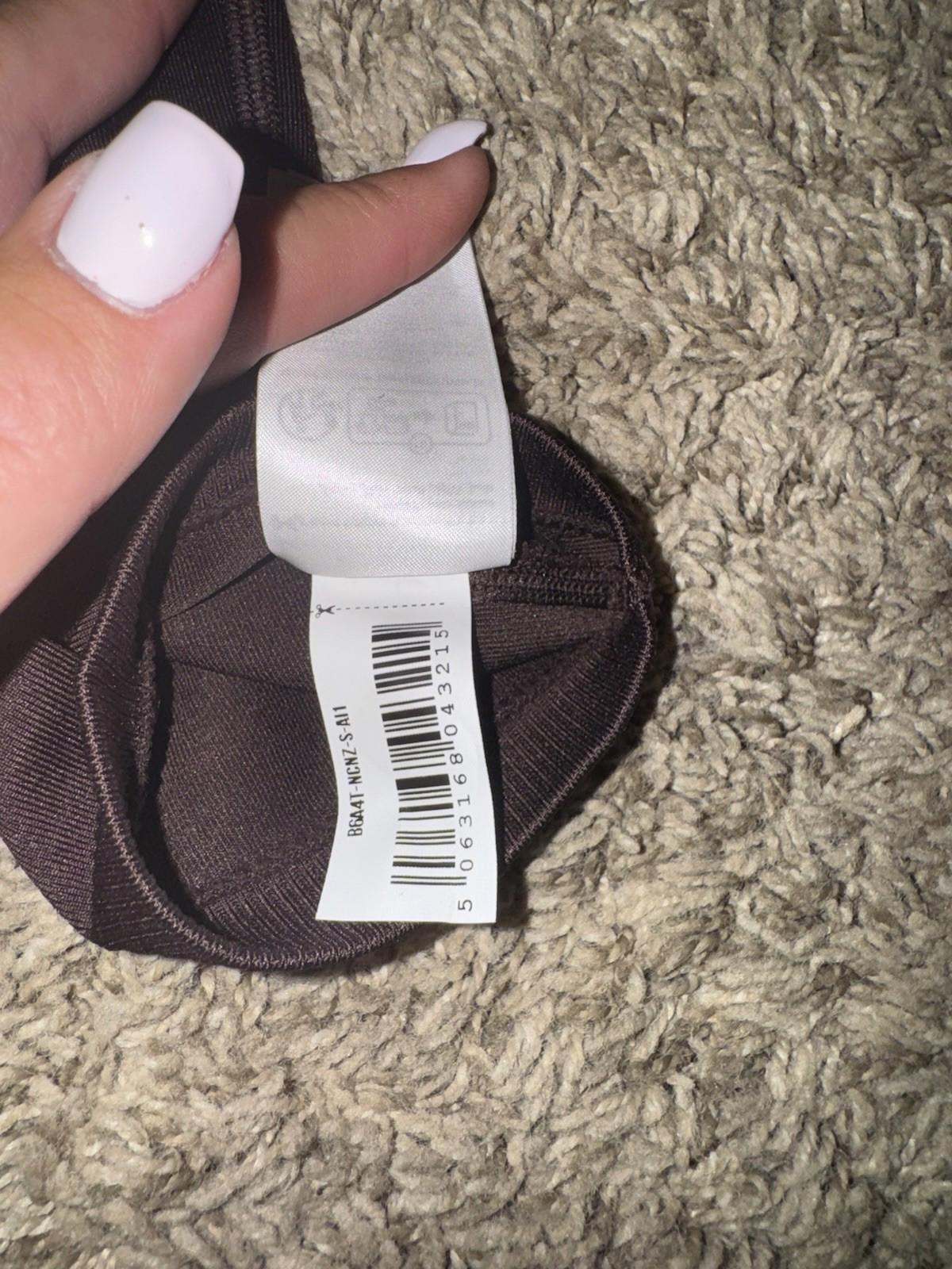 Gymshark Women's Sweat Seamless High Waist Leggings SMALL Shadow Brown NWOT
