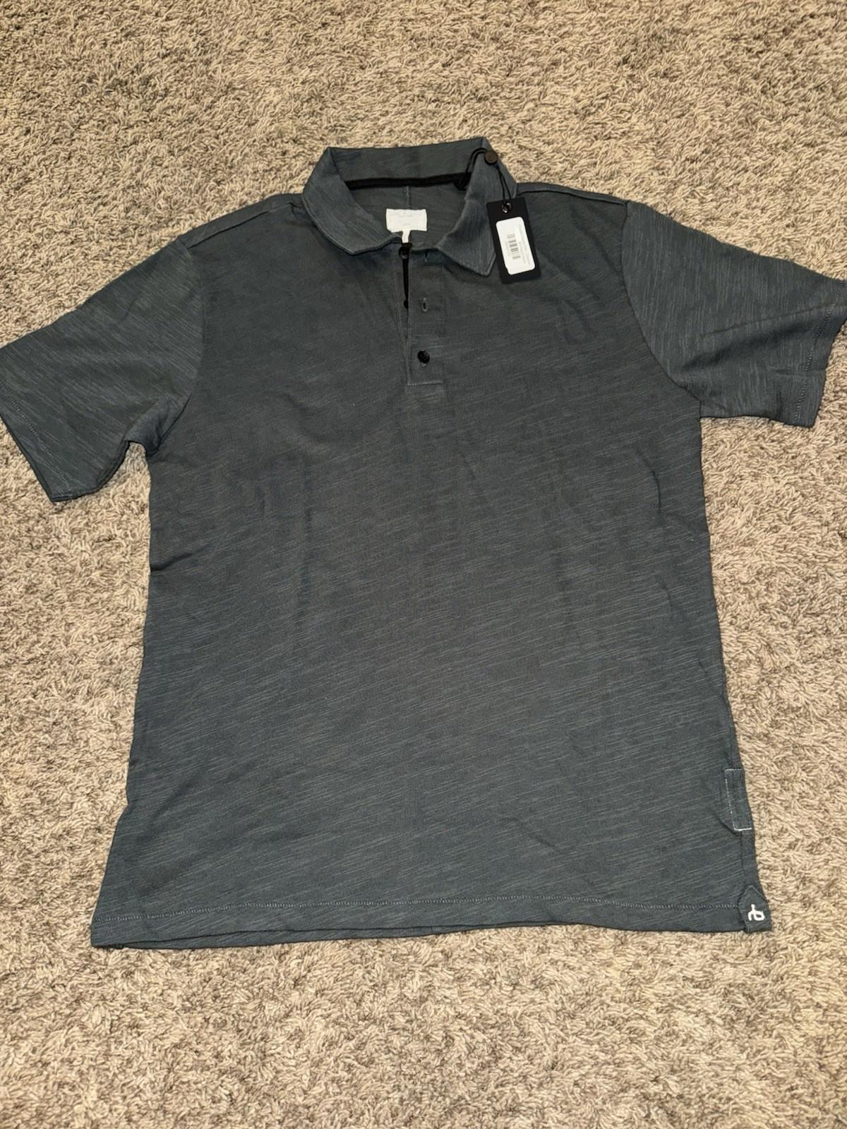 NWT Rag & Bone Classic Flame Polo in Shadow Size medium Men’s NEW!