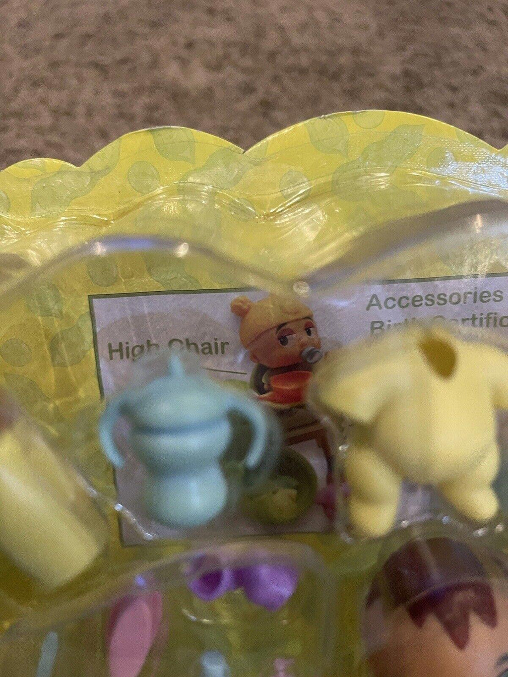 Pea Pod Babies Twenty Five Piece Dinner and Bath Time Playset - Collectible