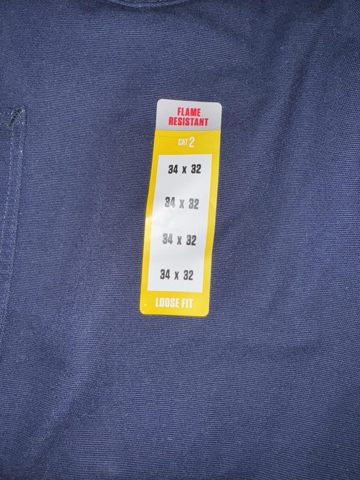 NEW CARHARTT FLAME RESISTANT LOOSE FIT-CANVAS 5-POCKET UTILITY WORK PANT