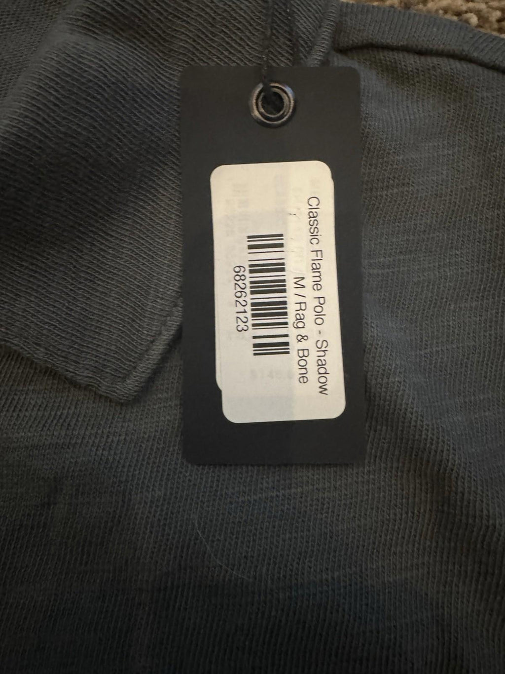 NWT Rag & Bone Classic Flame Polo in Shadow Size medium Men’s NEW!