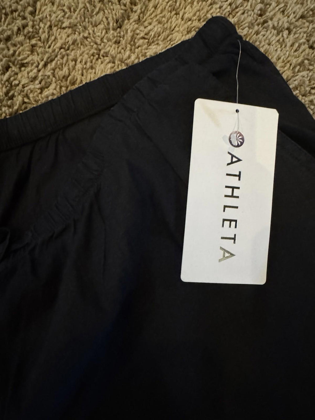 Athleta - Paradise Wide Leg Pant - New LARGE BLACK