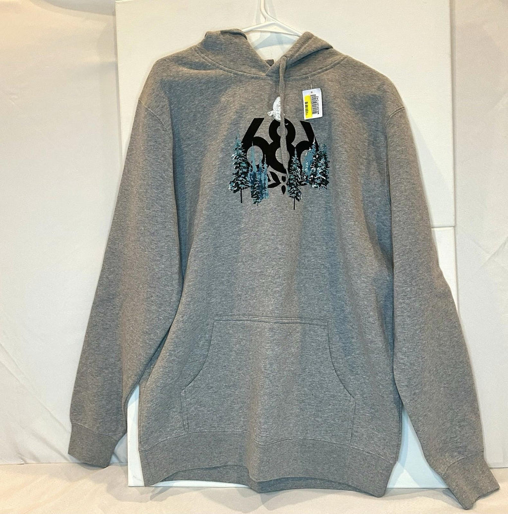 NEW! Anti Social Social Club x 686 Hardpack Hoodie 'Heather Grey' Large NEW