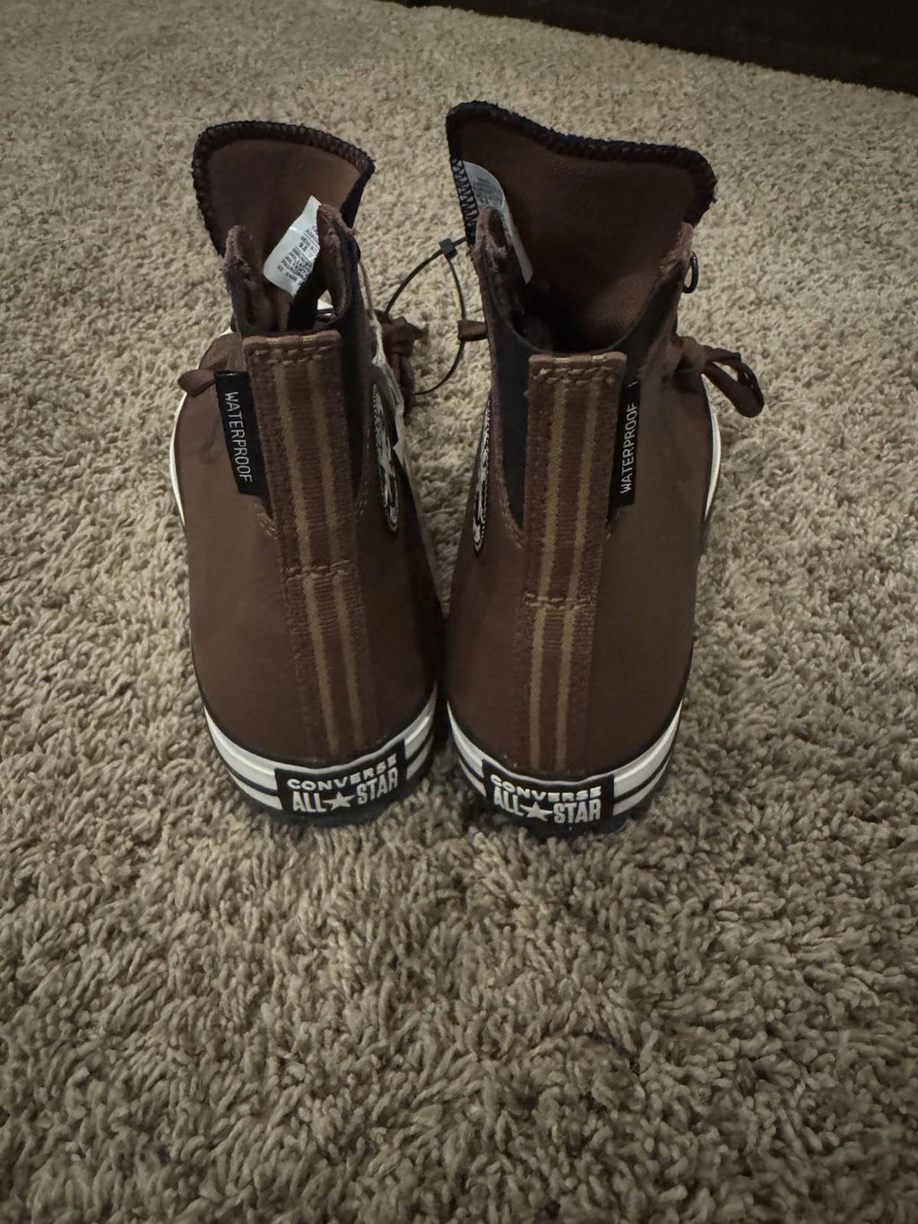 Men's Converse Chuck Taylor All Star Brown City Trek Leather Waterproof Boot New