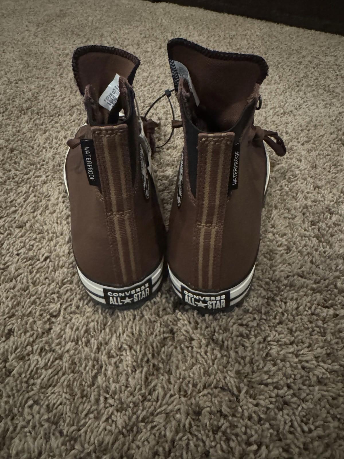 Men's Converse Chuck Taylor All Star Brown City Trek Leather Waterproof Boot New
