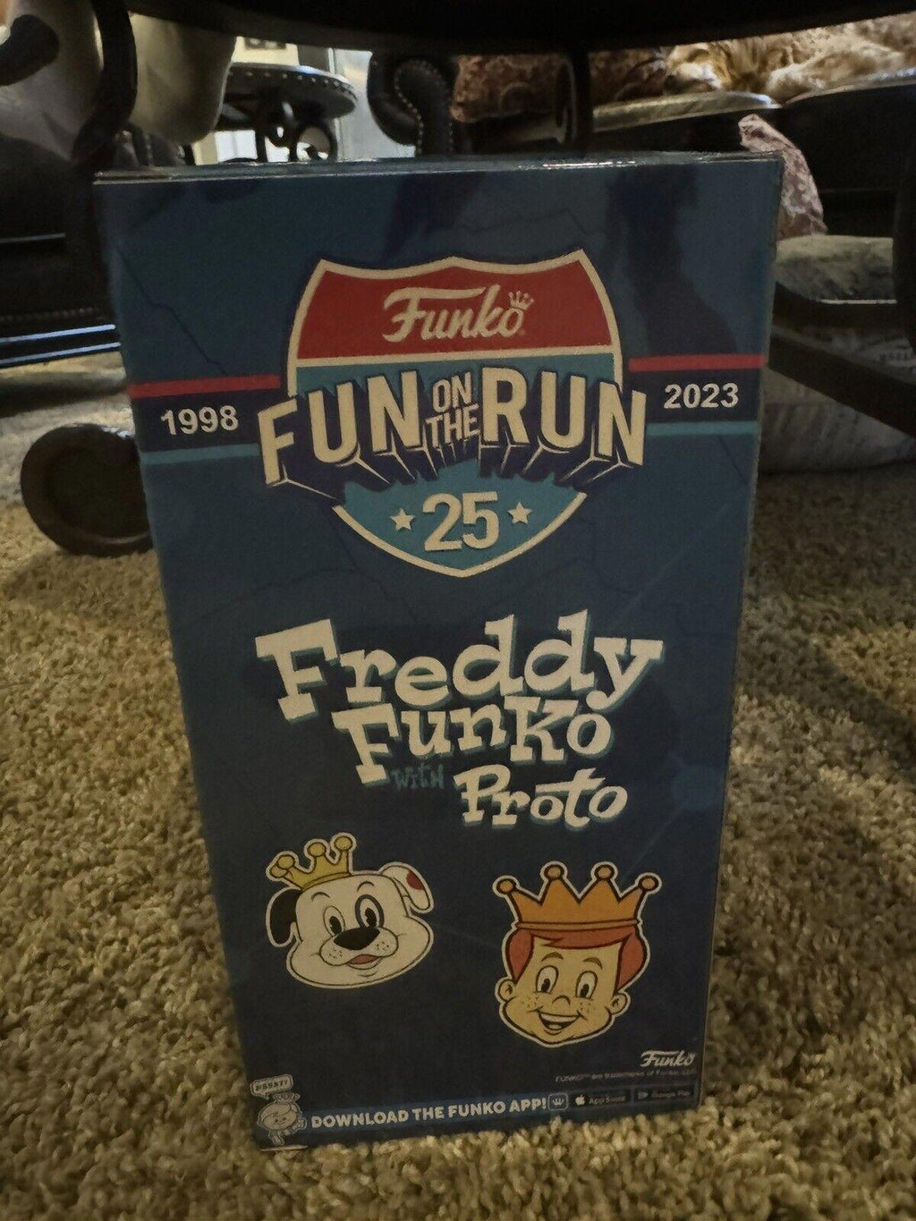 Funko 25th Anni Fun on the Run Box Freddy Funko