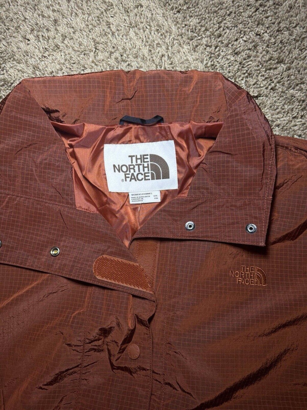 NWT North Face Women M66 Utility Wind Jacket Brandy Brown 2X