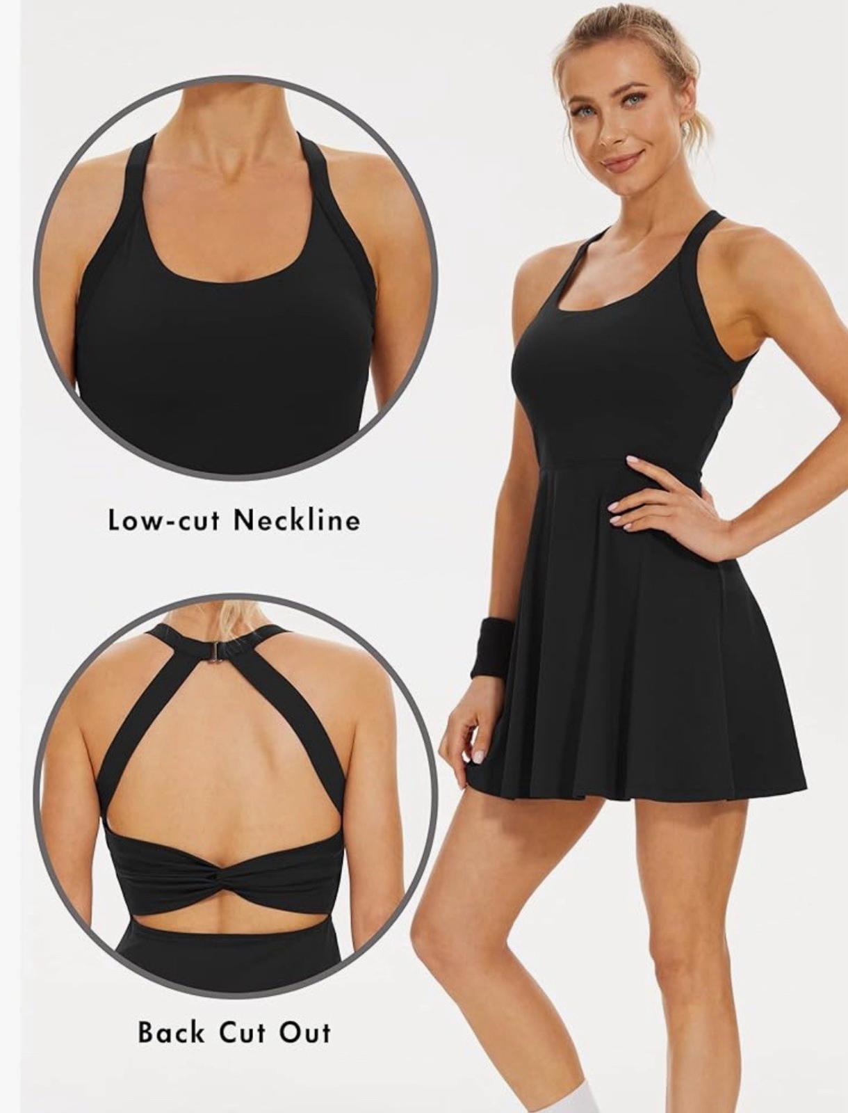 RIGOLLA Backless Cut Out Twisted in back Bra Dress with shorts Size SMALL-NWT