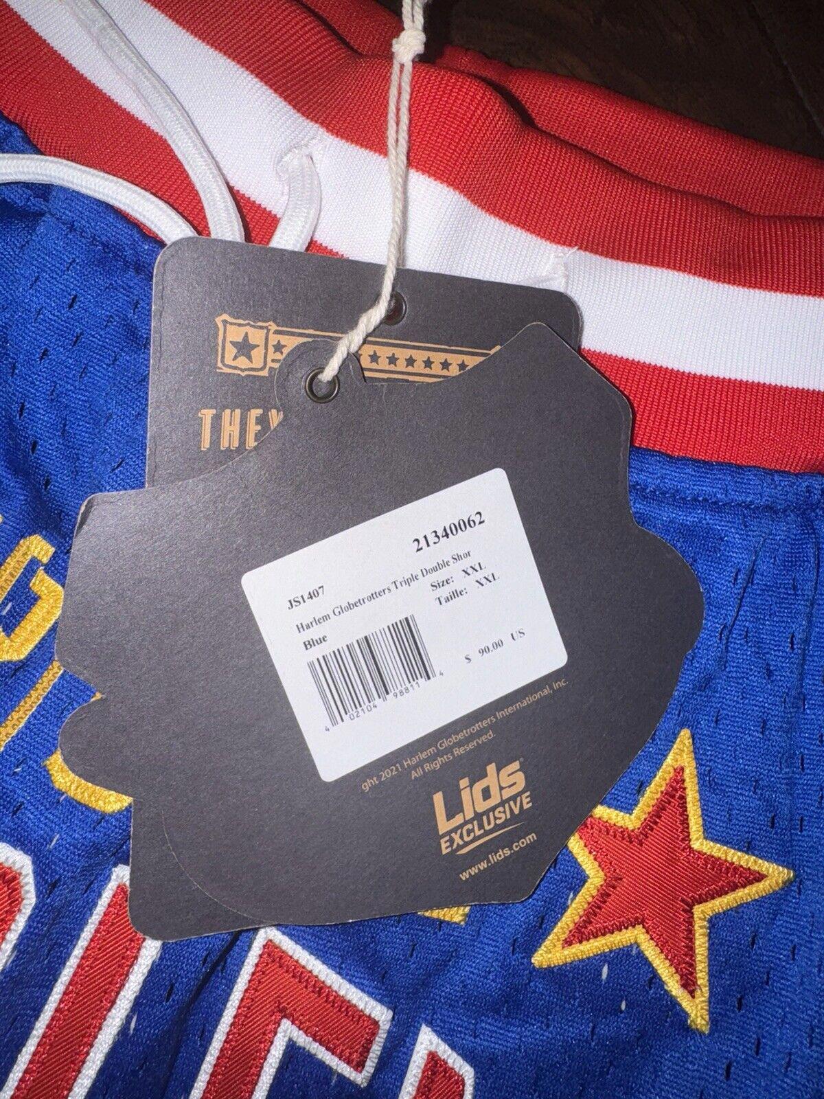 NEW Rings & Crwns Harlem Globetrotters authentic Triple Double XXL NEW!