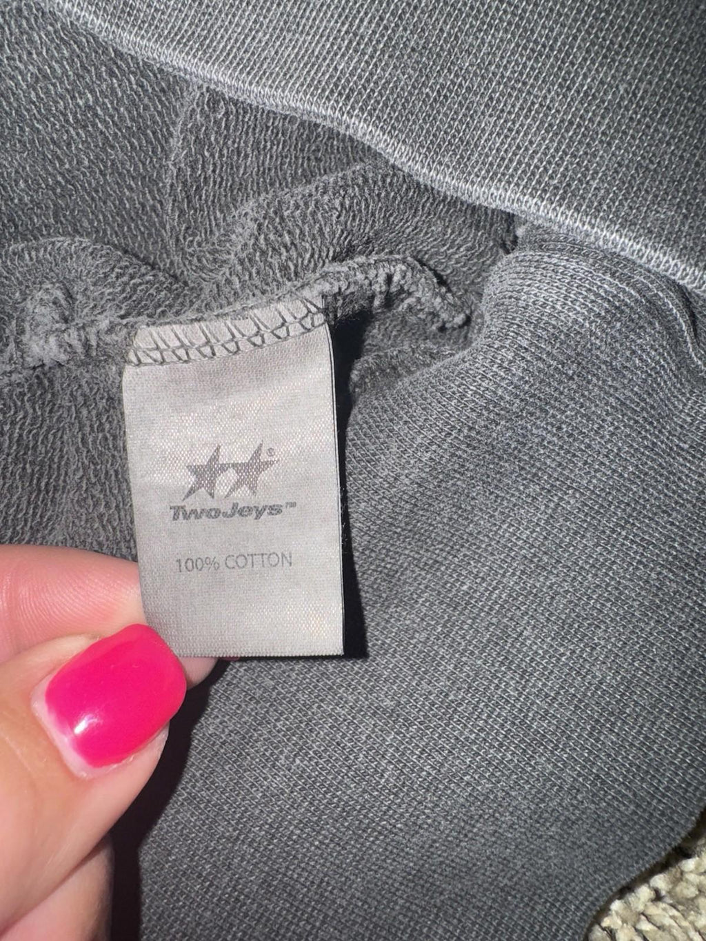 TwoJeys Mens Hoodie Acid Grey Size XS Icon Embroidered Logo Cotton MSRP $165