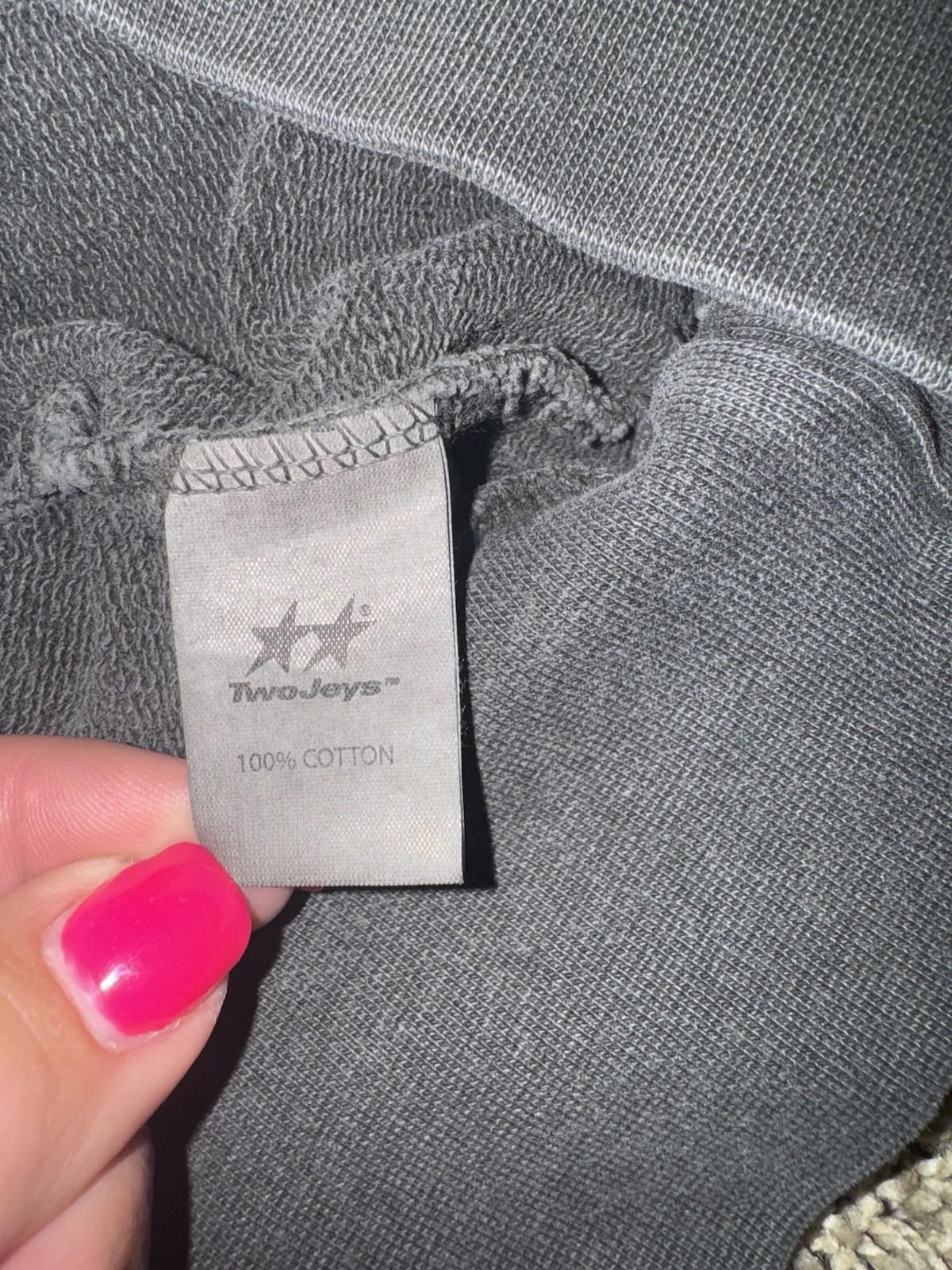 TwoJeys Mens Hoodie Acid Grey Size XS Icon Embroidered Logo Cotton MSRP $165