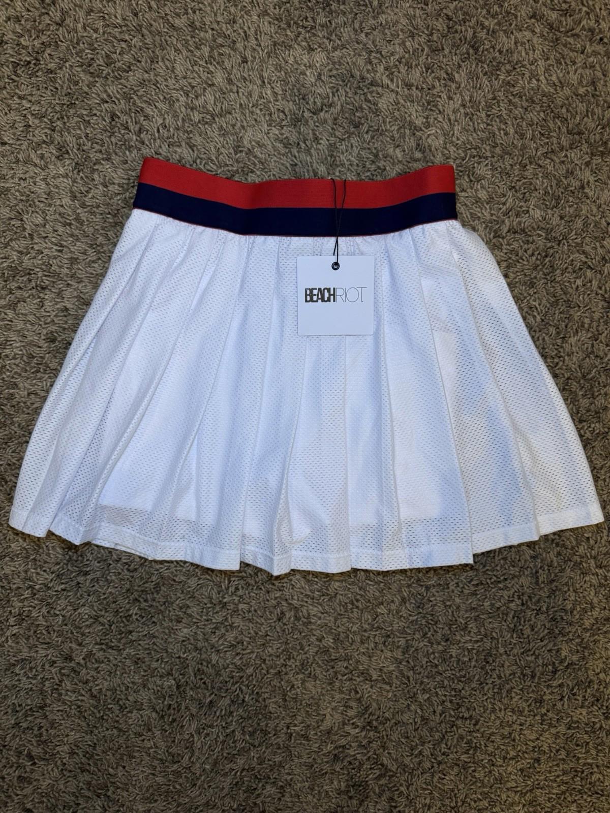 Beach Riot Women's Irina Skirt Cherry Indigo Colorblock $108 Limited Edition SM