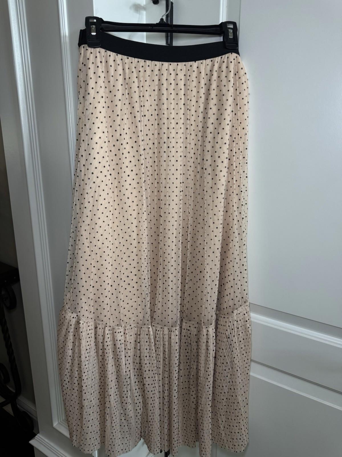 NEW AllSaints Aubrey Dot Skirt Size 8 NWT MSRP $229