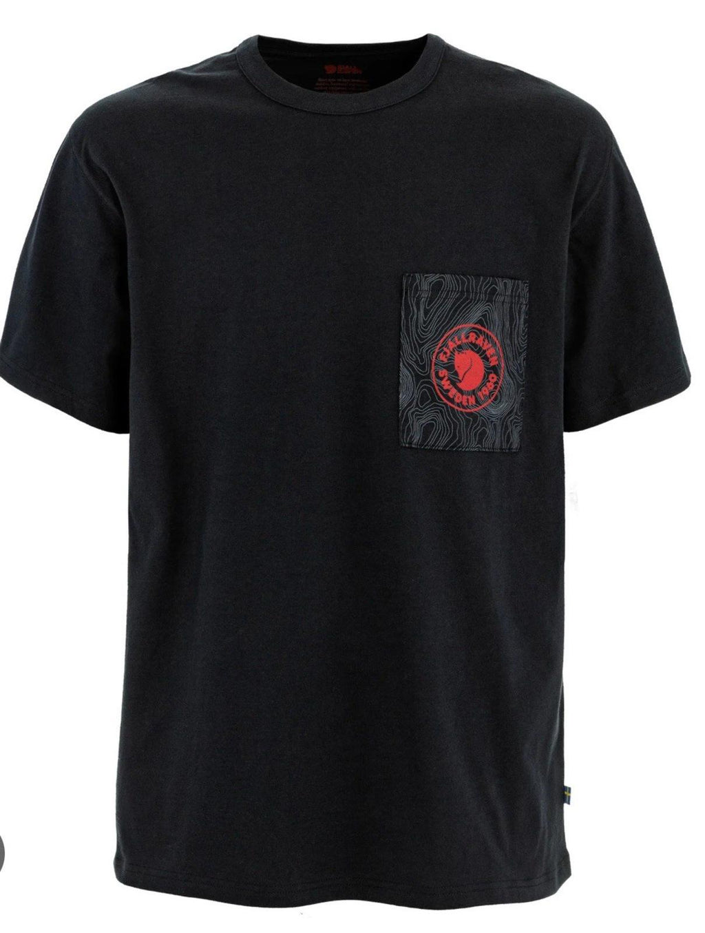 NEW! Limited Edition, RARE ￼Fjallraven Logo Pocket T-Shirt Black medium NEW